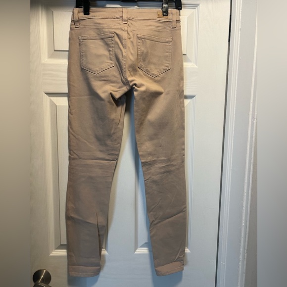 Paige Beige Skinny Jeans, Size 27 - Picture 2 of 5